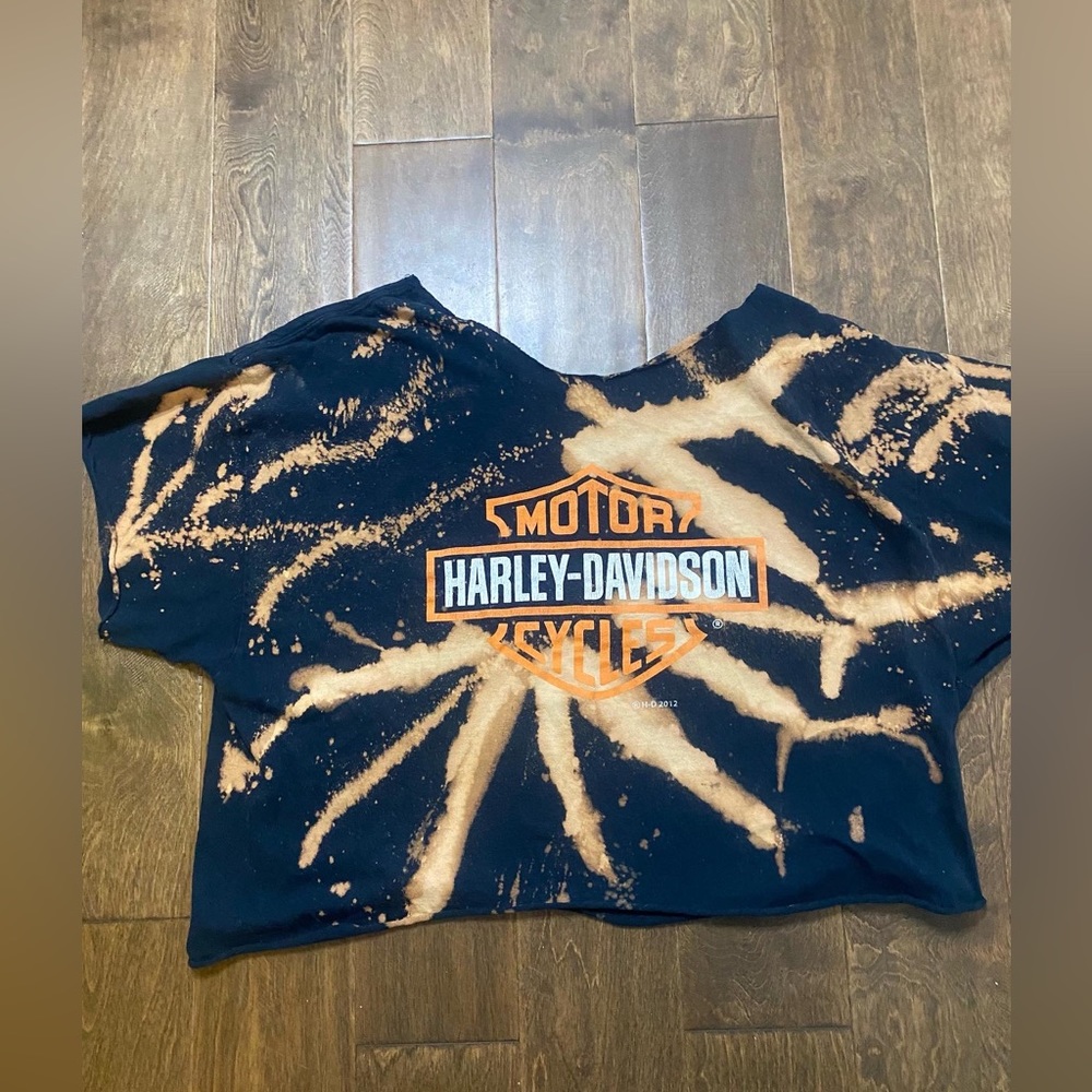 Harley Davidson Cropped Shirt